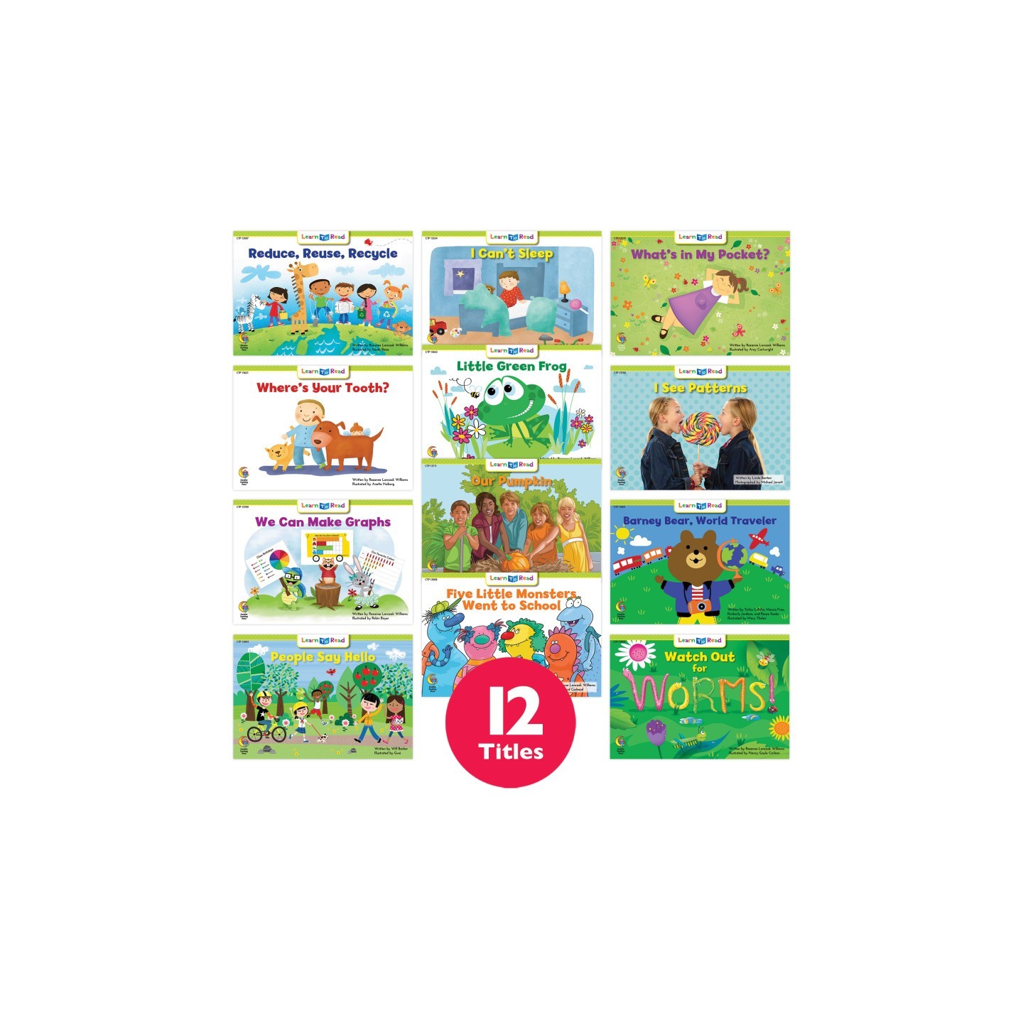 Creative Teaching Press® Learn to Read Variety Pack 6, Level D, 12 Titles