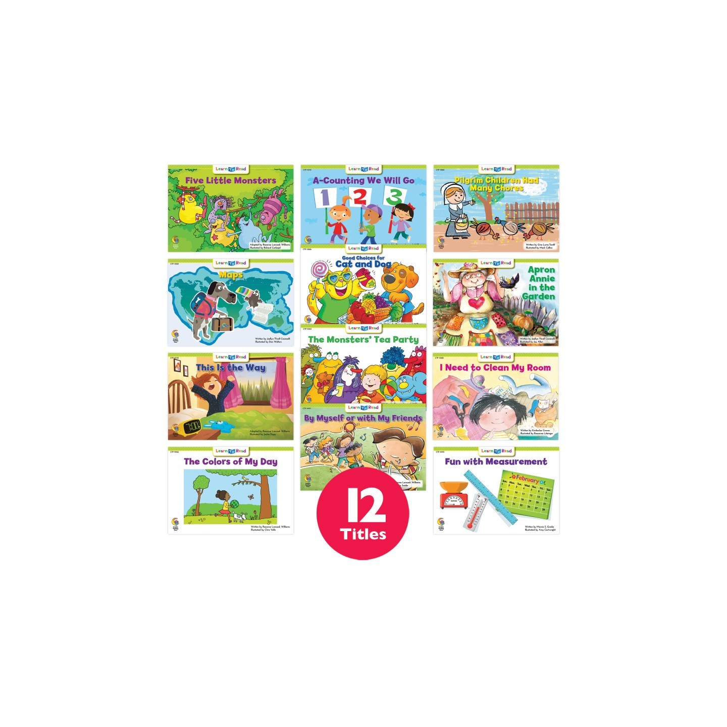 Creative Teaching Press® Learn to Read Variety Pack 11, Level E-F, 12 Titles