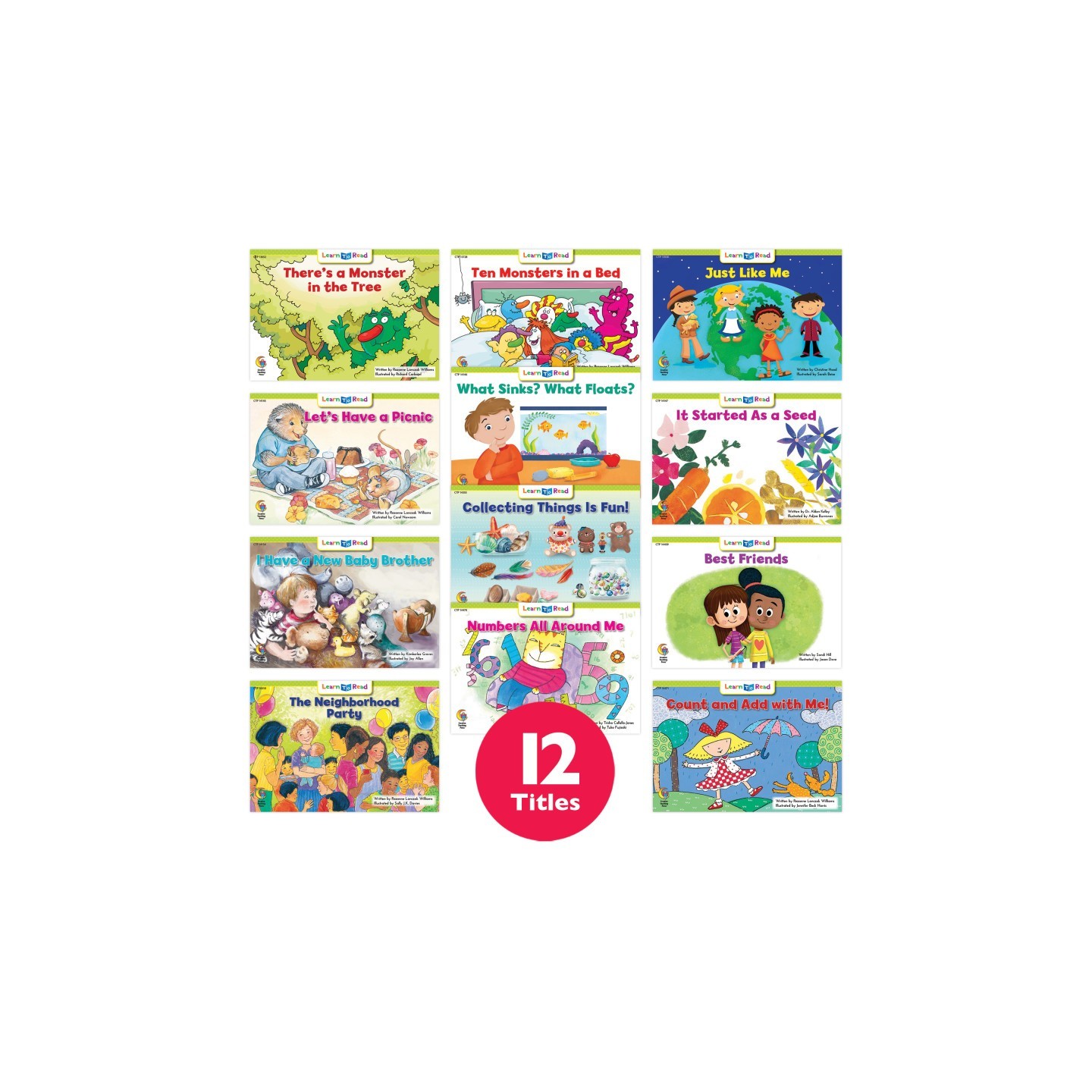 Creative Teaching Press® Learn to Read Variety Pack 13, Level F, 12 Titles