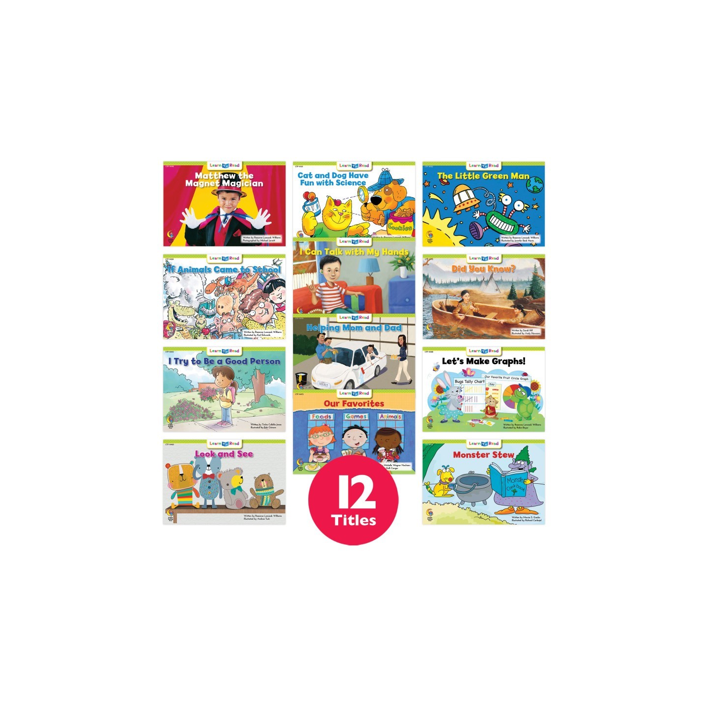 Creative Teaching Press® Learn to Read Variety Pack 14, Level G, 12 Titles