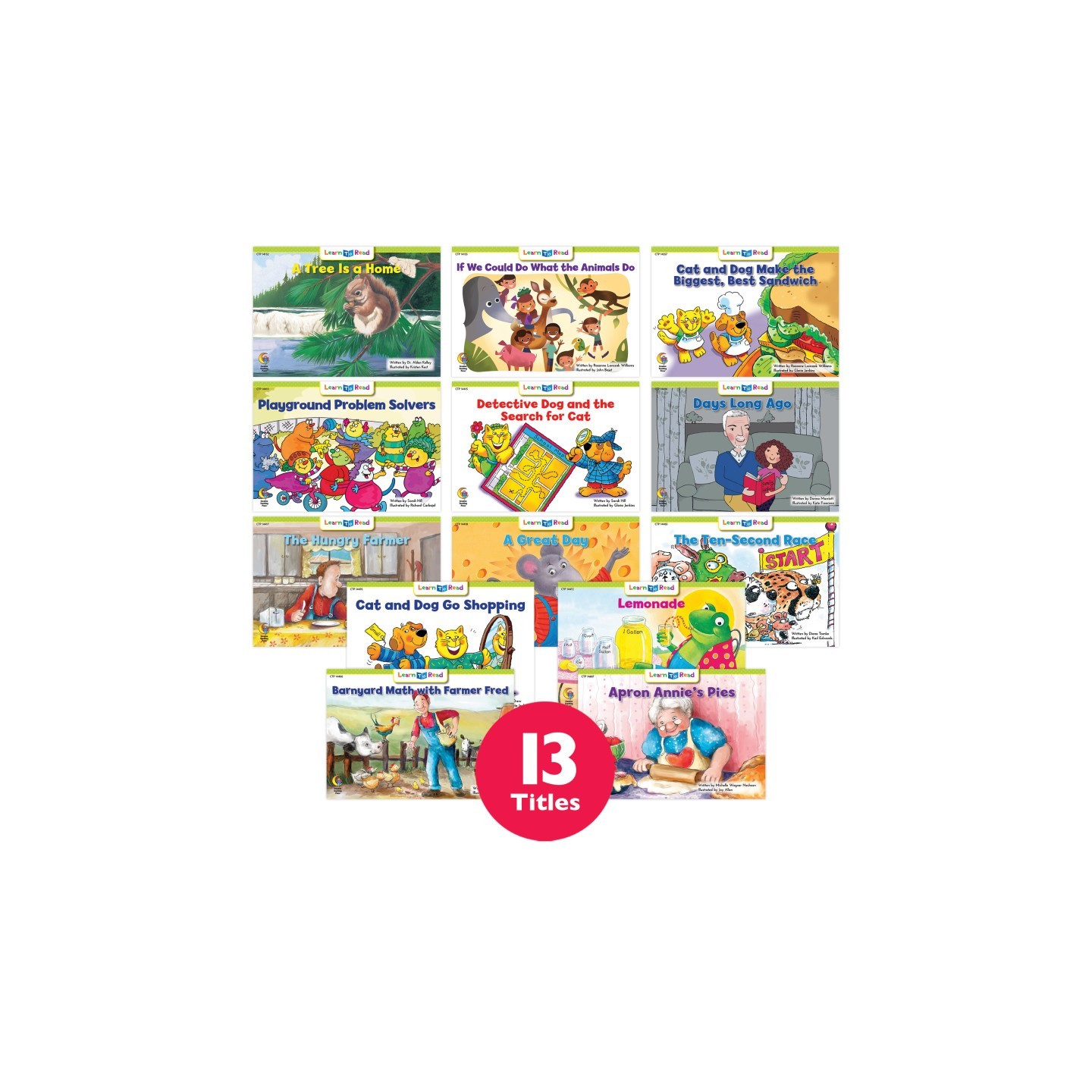Creative Teaching Press® Learn to Read Variety Pack 15, Level G-H, 13 Books