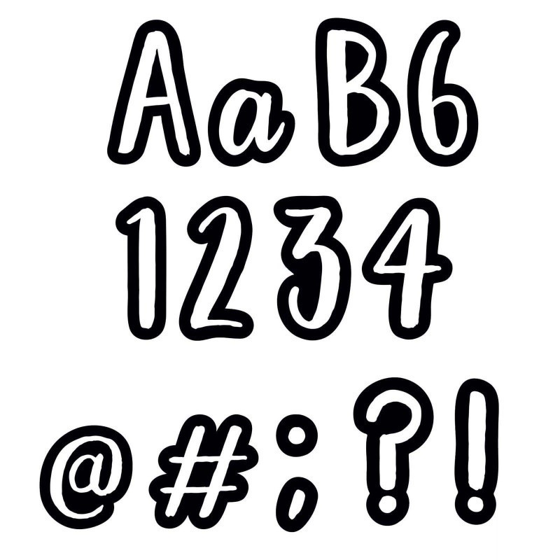 Creative Teaching Press® Bold & Bright Classroom Café 4" Designer Letters