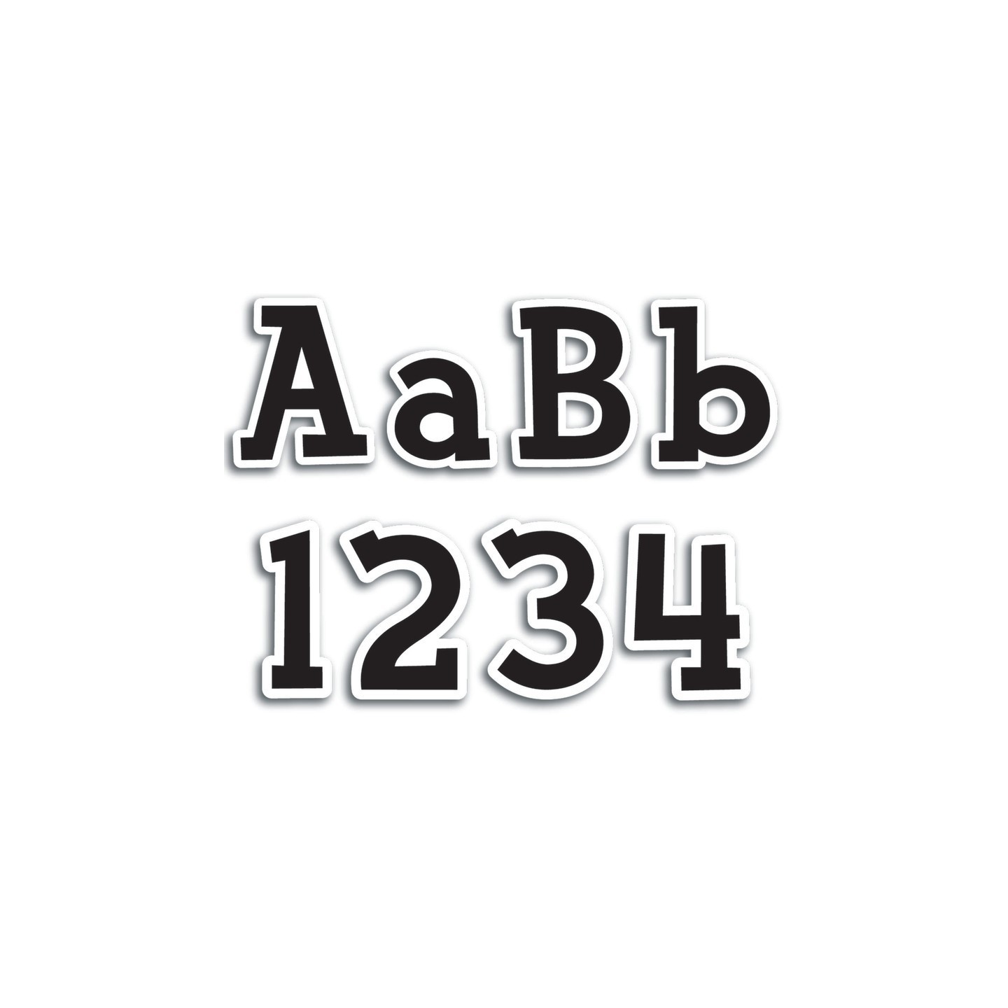 Creative Teaching Press® Fancy Black 4" Designer Letters, 210 Pieces