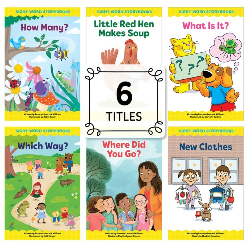 Creative Teaching Press® Sight Word Storybooks Set 3, 6 Books