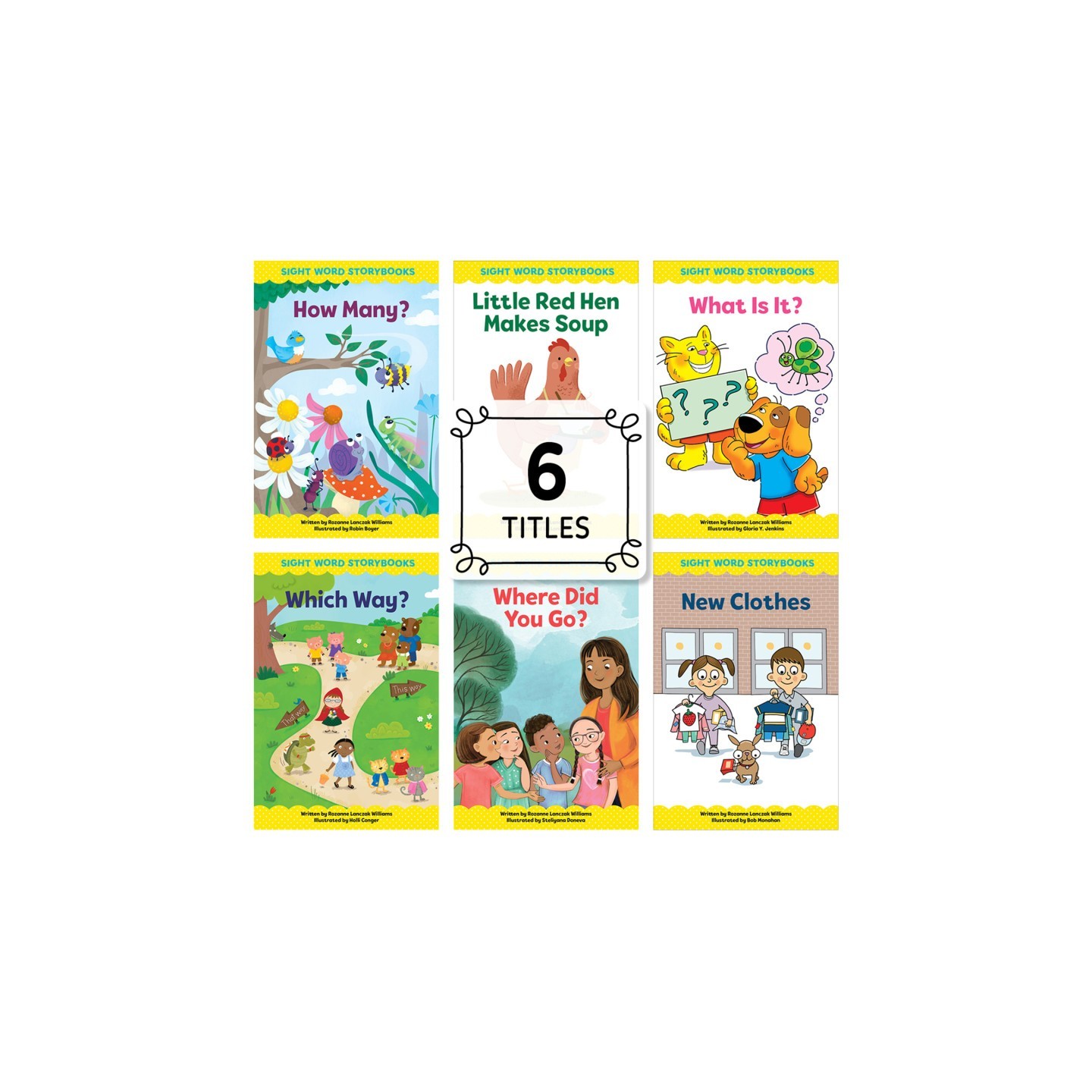 Creative Teaching Press® Sight Word Storybooks Set 3, 6 Books