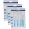 Westcott® Silicone Tools Set, 4 Per Set, 3 Sets