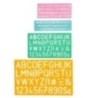 Westcott® Letter Stenciling Guides, 4-Piece Set
