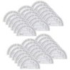 Westcott® Protractor 6", 180 degree, Clear, Pack of 36