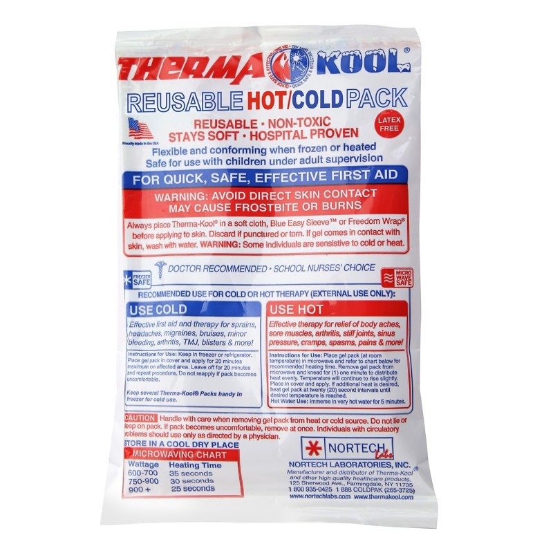First Aid Only® Reusable Hot/Cold Pack, 4" x 6", Pack of 12