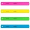 Westcott® 12" Shatterproof Ruler with Anti-Microbial, Assorted Translucent Colors (No Color Choice)