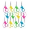 Westcott® Soft Handle 5" Kids Scissors, Pointed, Assorted Colors, Pack of 12