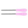 Westcott® Pink Ribbon Stainless Steel Letter Opener, Breast Cancer Awareness, 9 in, Pink, Set of 2