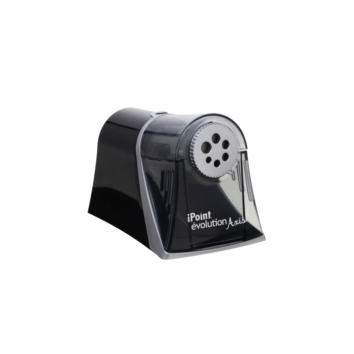 Westcott® iPoint Evolution Axis Heavy Duty Electric Pencil Sharpener, Black/Silver