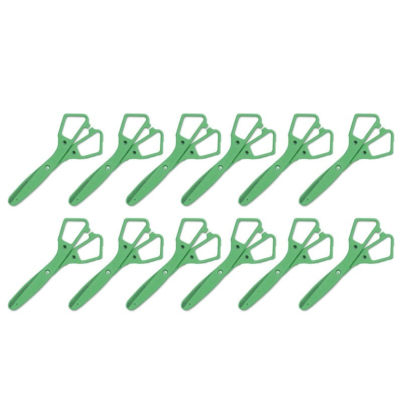Westcott® Saf-T-cut® Scissors, 5-1/2" Blunt, Green, Pack of 12