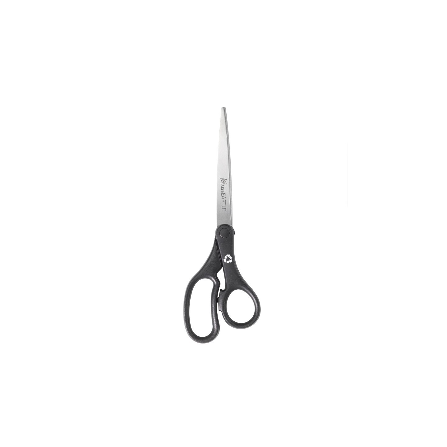 Westcott® Kleenearth Basic Plastic Handle Scissors, 9 in Long, 4.25 in Cut Length, Straight Black Handle