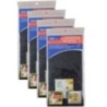 Westcott® LetterCraft Permanent Vinyl Lettering, Helvetica, 1-Inch, Black, 177 Per Pack, 4 Packs