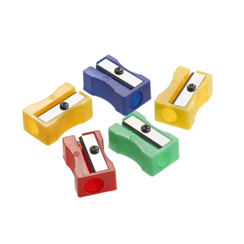 Westcott® Single-Hole Pencil Sharpener, Classpack of 24, Assorted Colors (No Color Choice)
