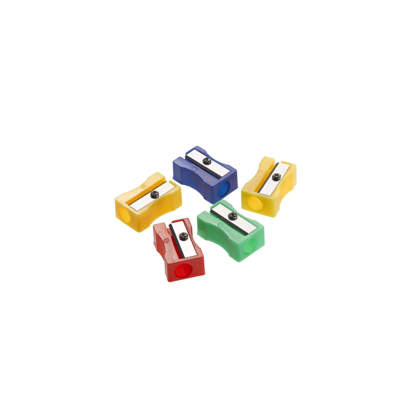 Westcott® Single-Hole Pencil Sharpener, Classpack of 24, Assorted Colors (No Color Choice)