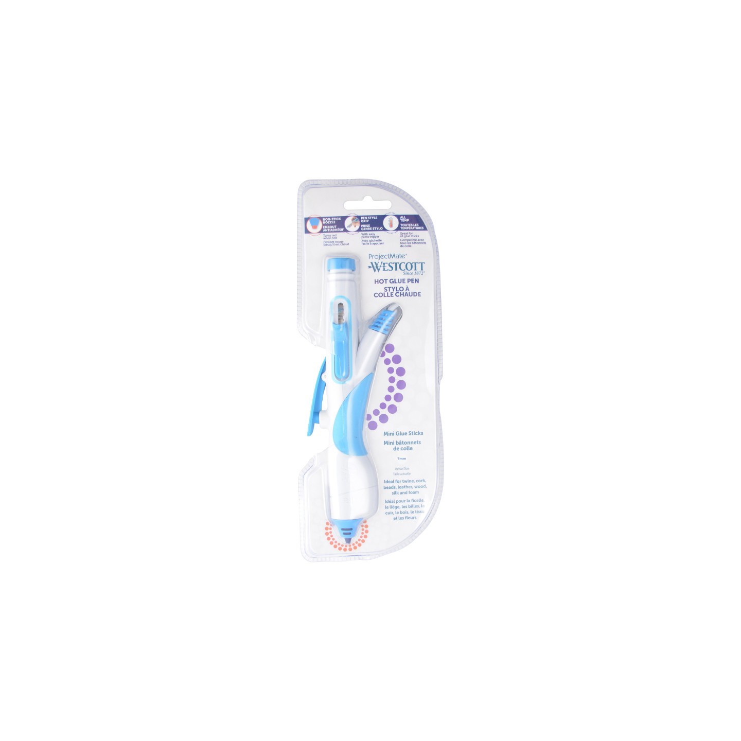 Westcott® Projectmate All Temp Glue Pen, 10 W