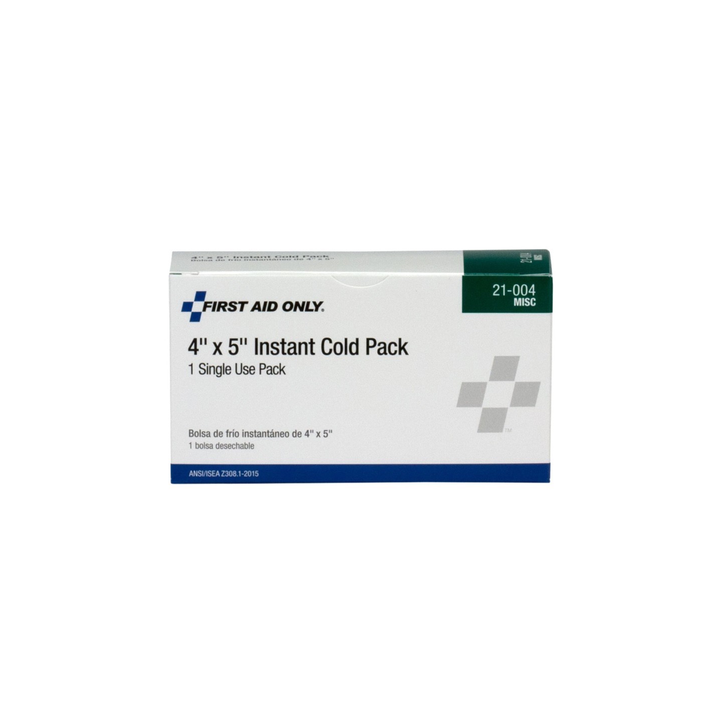 First Aid Only® Cold Pack, 4" x 5", 1 Per Box