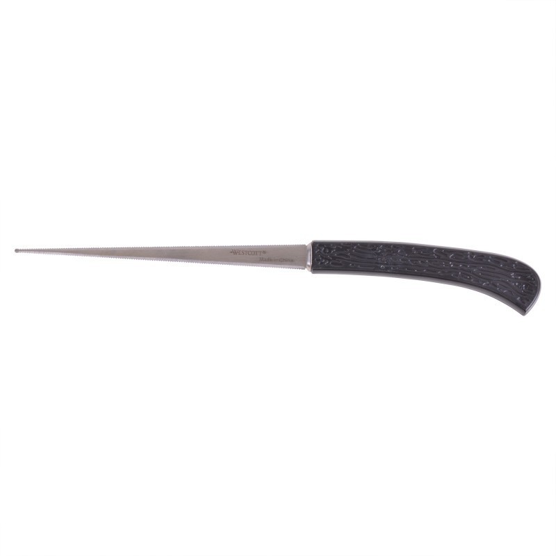 Westcott® Letter Opener with Stainless Steel Serrated Blade and Plastic Handle, Black, 8 in