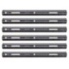 Westcott® Recycled Plastic Ruler, Standard/Metric, 12 in, Black, Set of 6