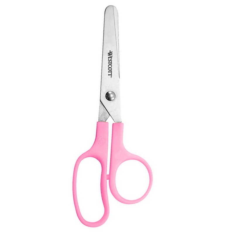 Westcott® Value Kids Scissors, Blunt, 5", Assorted Colors (No Color Choice)
