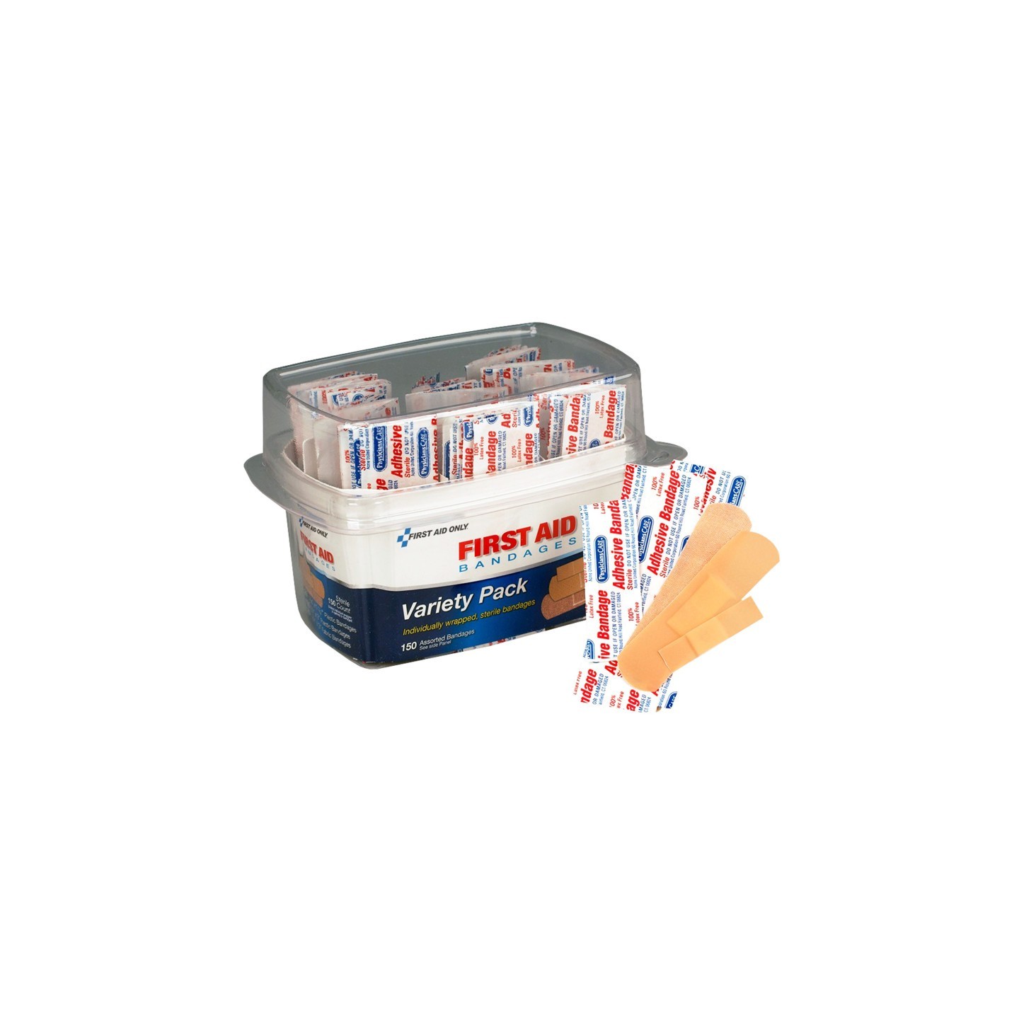 First Aid Only® Assorted Bandage Box Kit, 150 Pieces