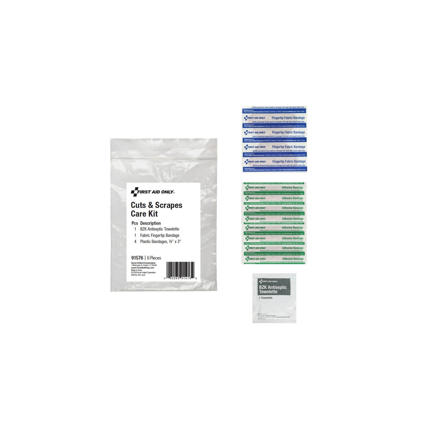 First Aid Only® Cuts and Scrapes Care Kit