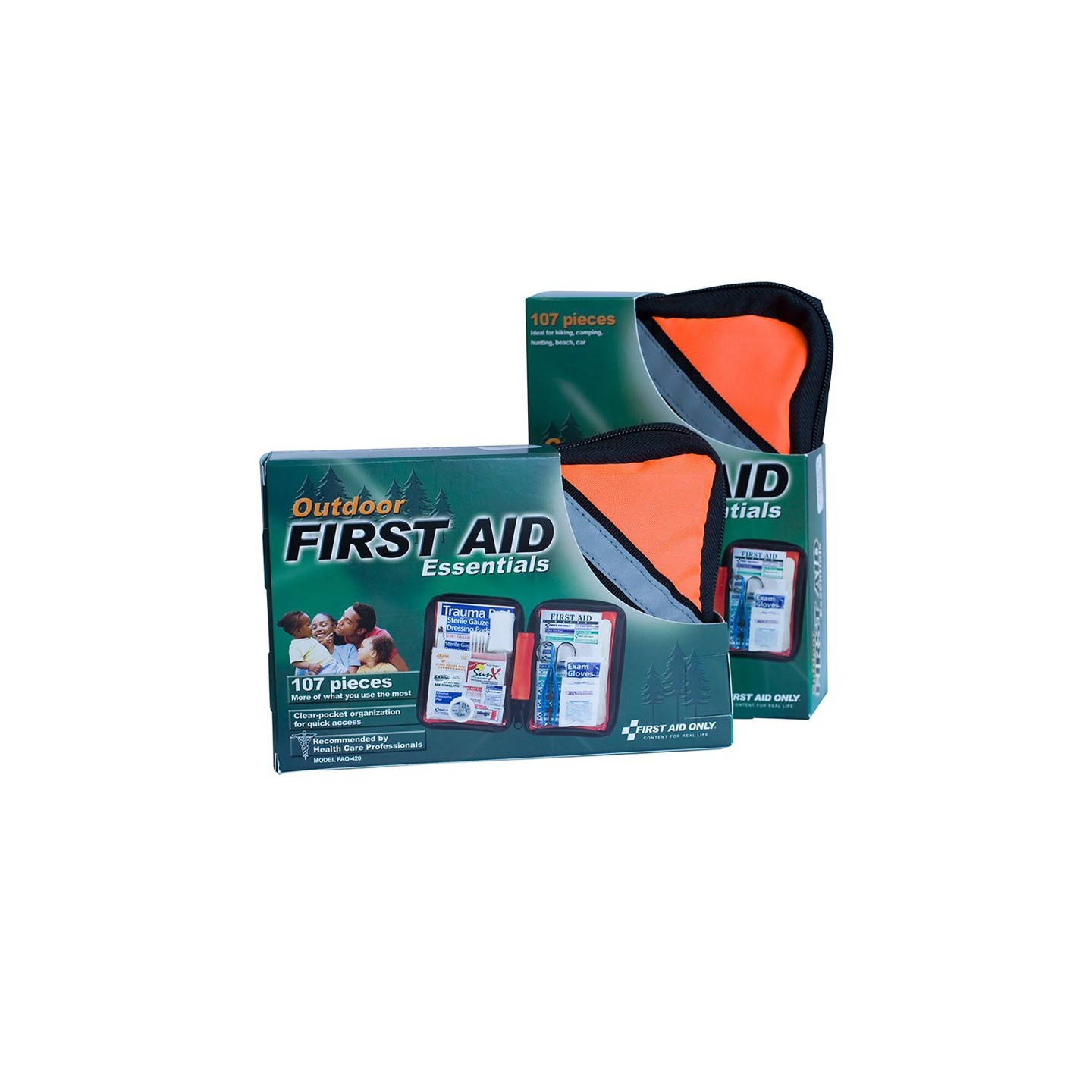 First Aid Only® Outdoor First Aid Kit, 107 Piece, Fabric Case