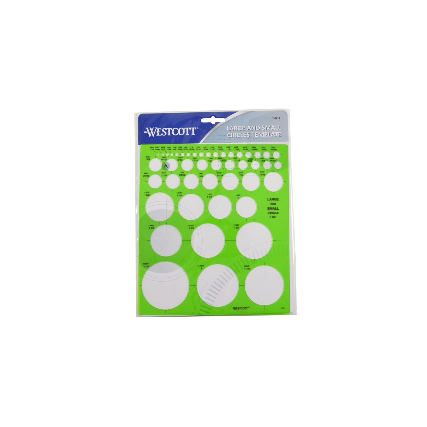 Westcott® Large & Small Circles Template