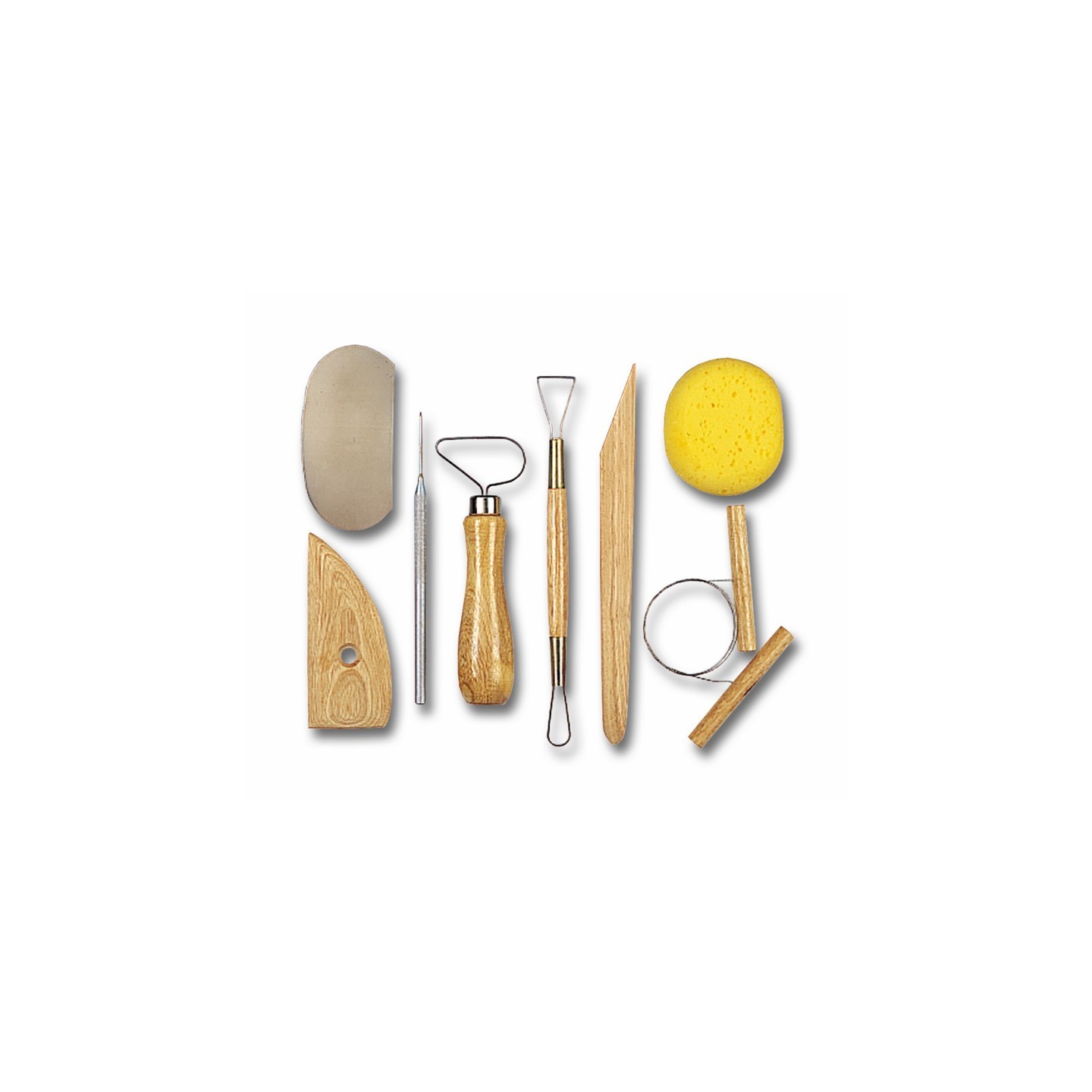 AMACO Pottery Sculpting Tools Set, Set of 8