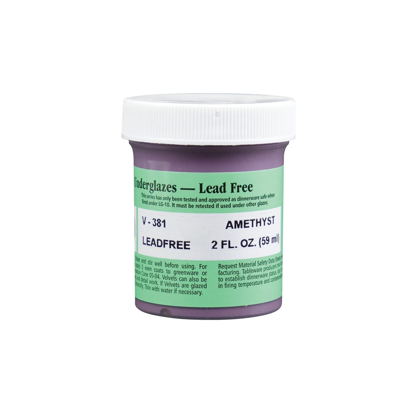 AMACO Velvet Underglaze, 2 oz, Amethyst V-381