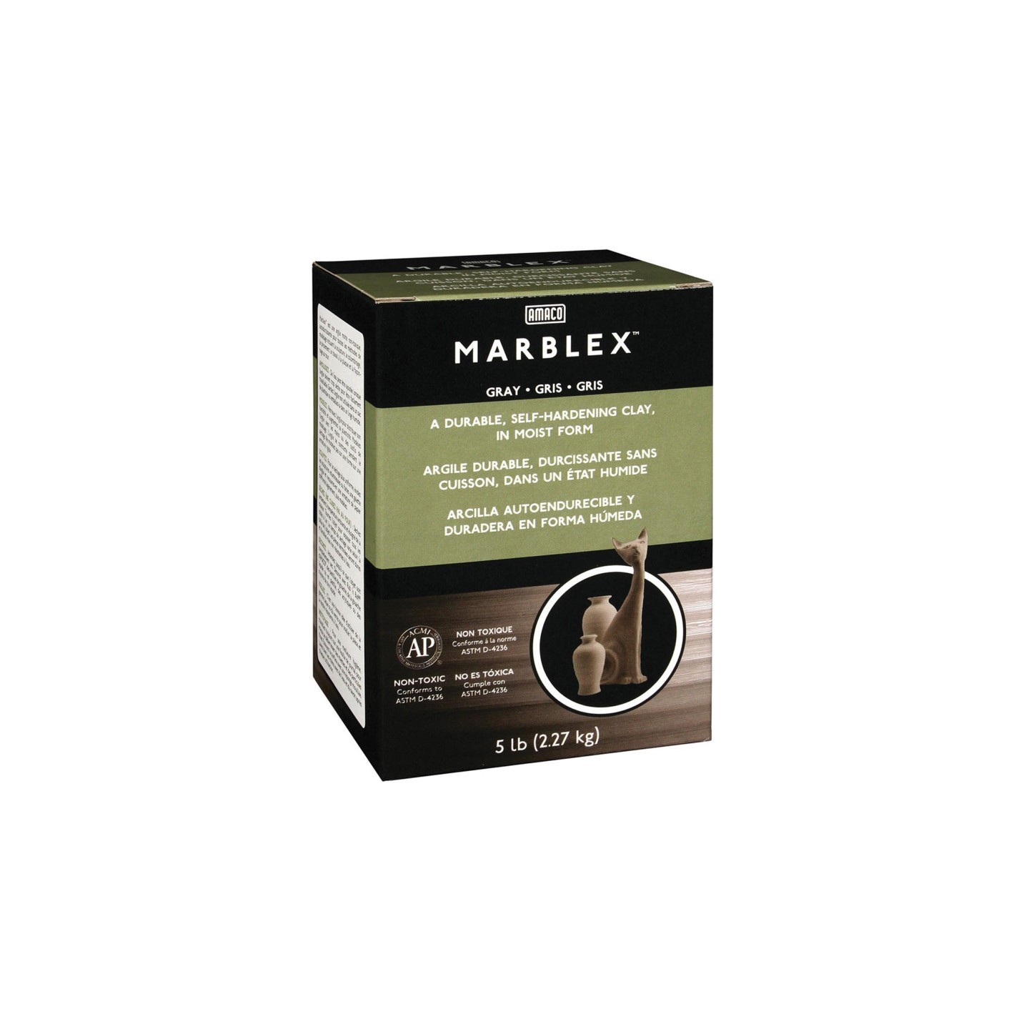 AMACO Marblex™ Self-Hardening Clay, 5 lbs.