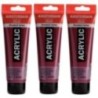 Amsterdam Standard Acrylic Paint, 120ml, Permanent Red Violet 567, Pack of 3
