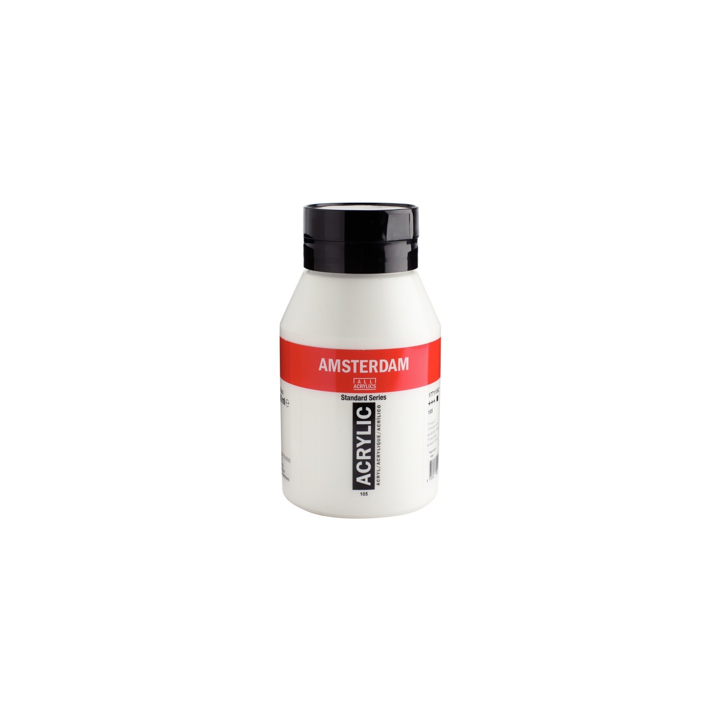 Amsterdam Standard Acrylic Paint Tube, 1000 mL, Titanium White