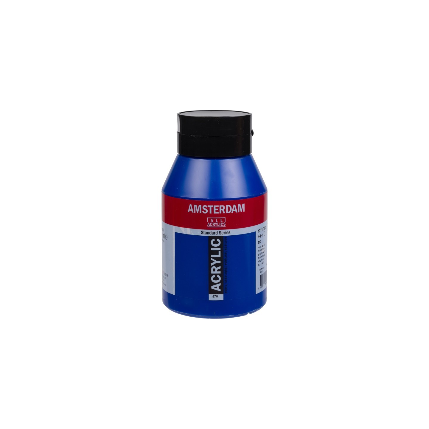 Amsterdam Standard Acrylic Paint Tube, 1000 mL, Phthalo Blue 570
