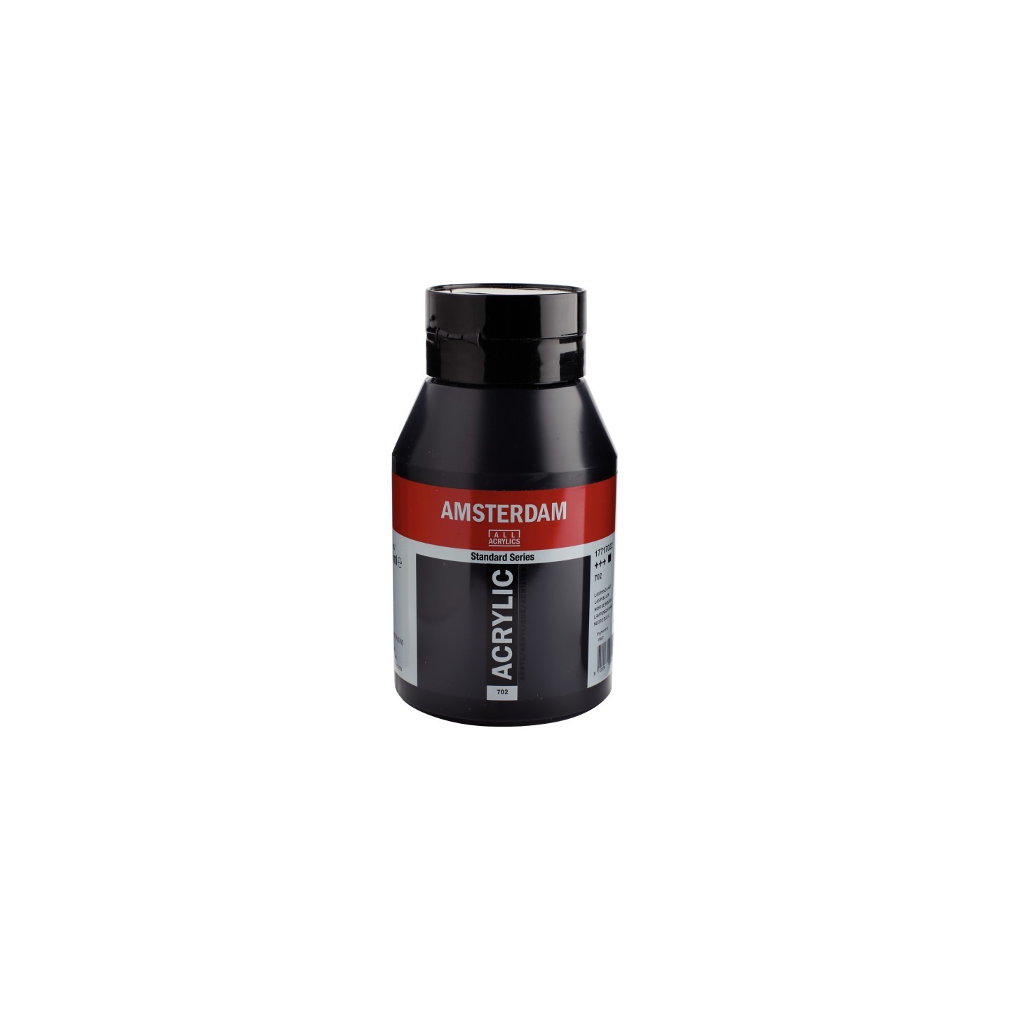 Amsterdam Standard Acrylic Paint Tube, 1000 mL, Lamp Black 702