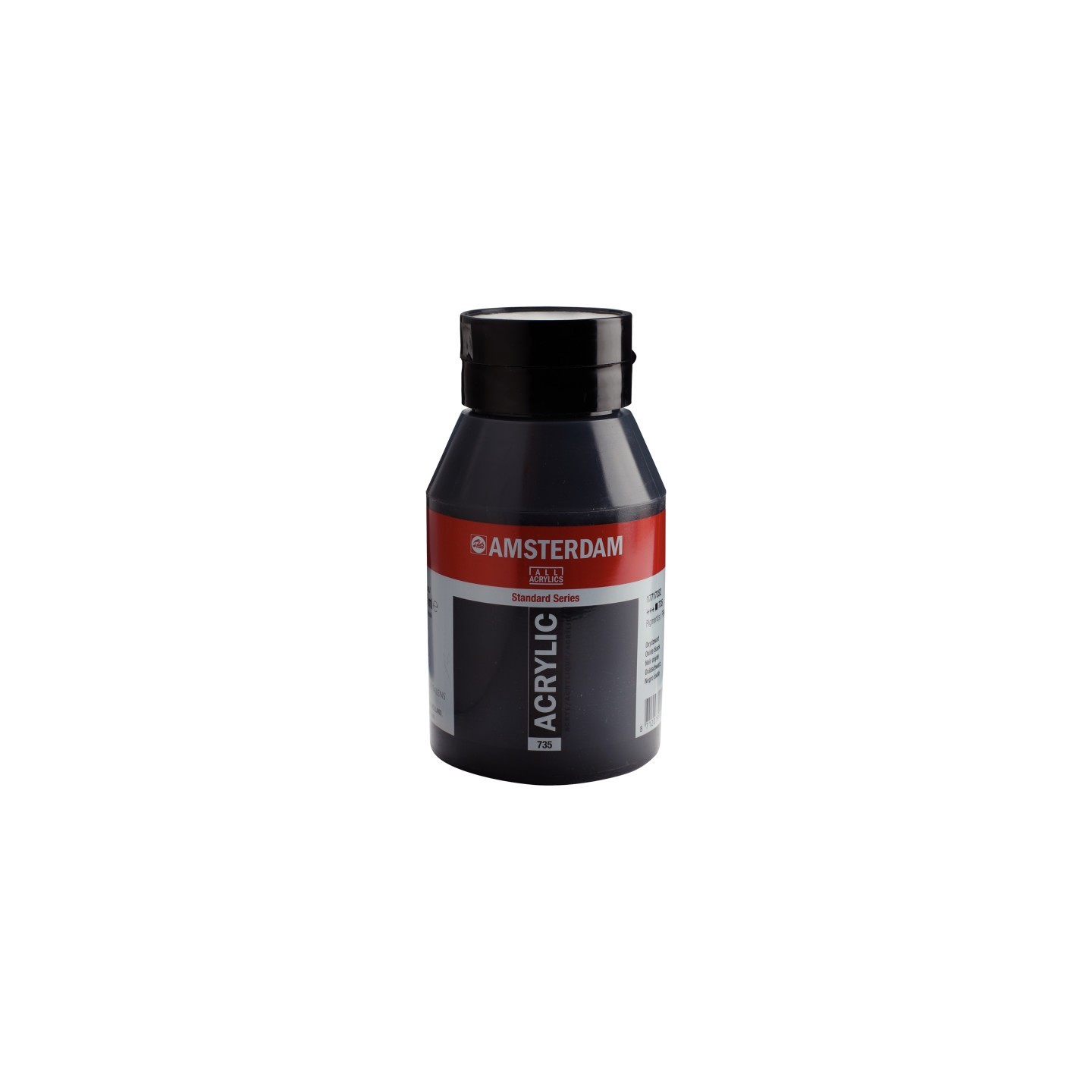 Amsterdam Standard Acrylic Paint Tube, 1000 mL, Oxide Black 735