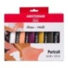Amsterdam Standardacrylic Portrait Set, 6 x 120 mL