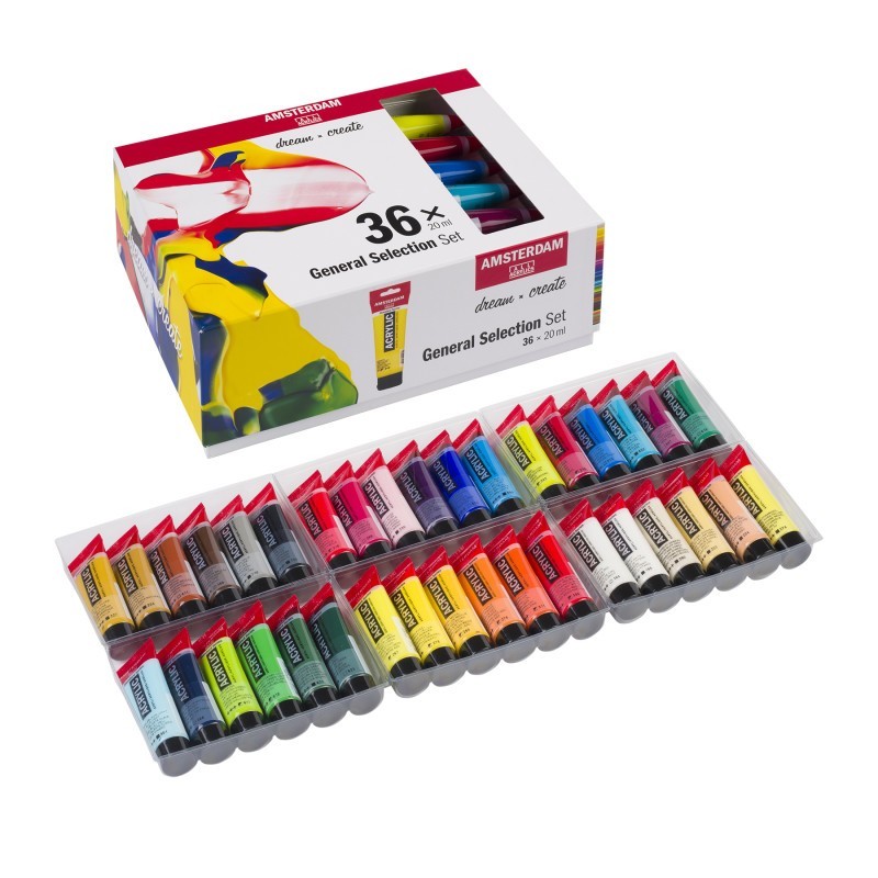 Amsterdam Standard Acrylic General Set, 36 x 20mL