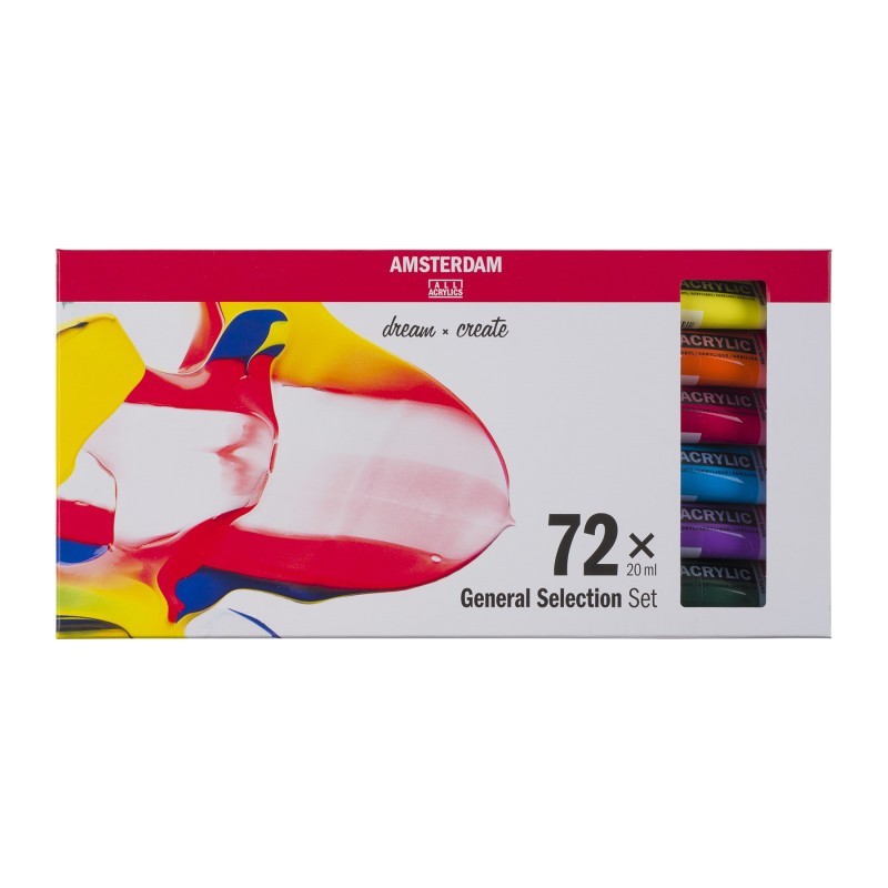 Amsterdam Standard Acrylic General Set, 72 x 20mL