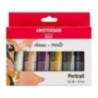 Amsterdam Standard Acrylic Portrait Colors Set, 6 x 20mL