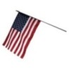 Annin & Company Empire Brand U.S. Classroom Flag with Staff, 16" x 24"