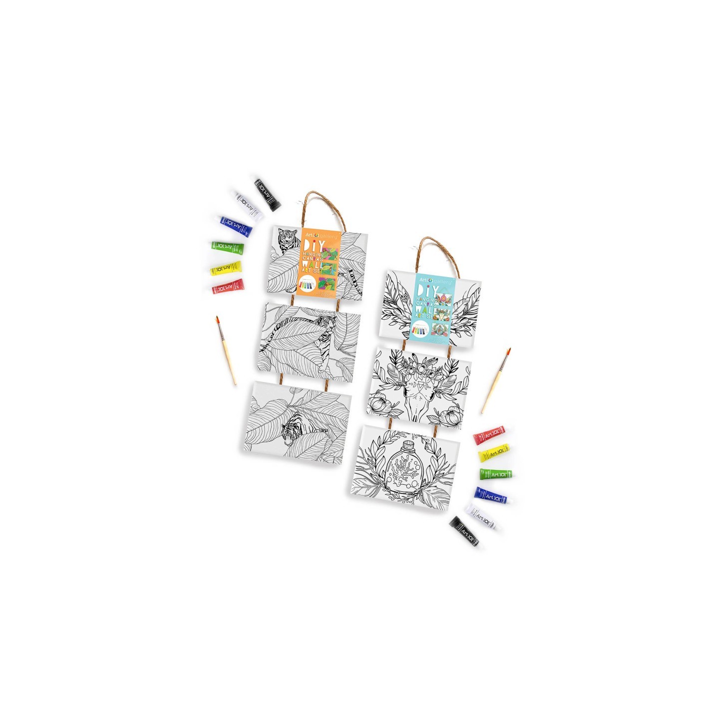 Art 101 DIY Hanging Canvas Art Set 2-Pack
