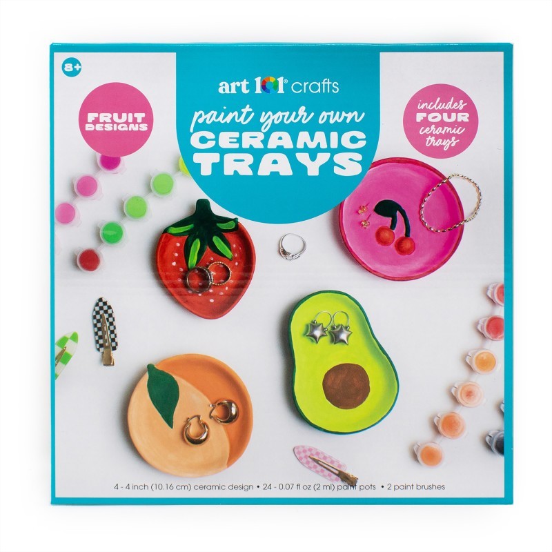 Art 101 Paint Your Own Ceramic Fruit Trays