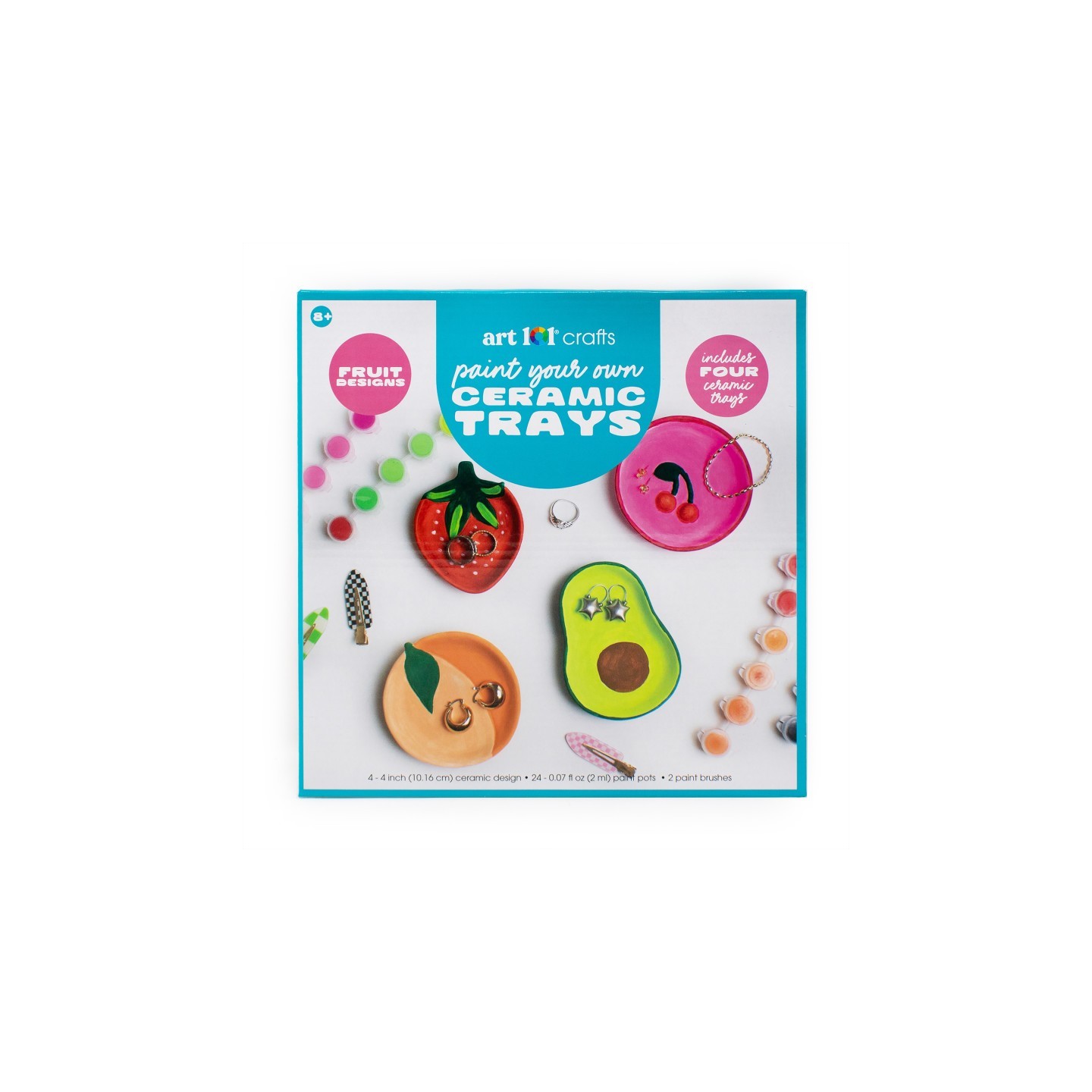 Art 101 Paint Your Own Ceramic Fruit Trays