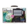 Art 101 Multimedia Illustration Wood Art Set, 85 Pieces