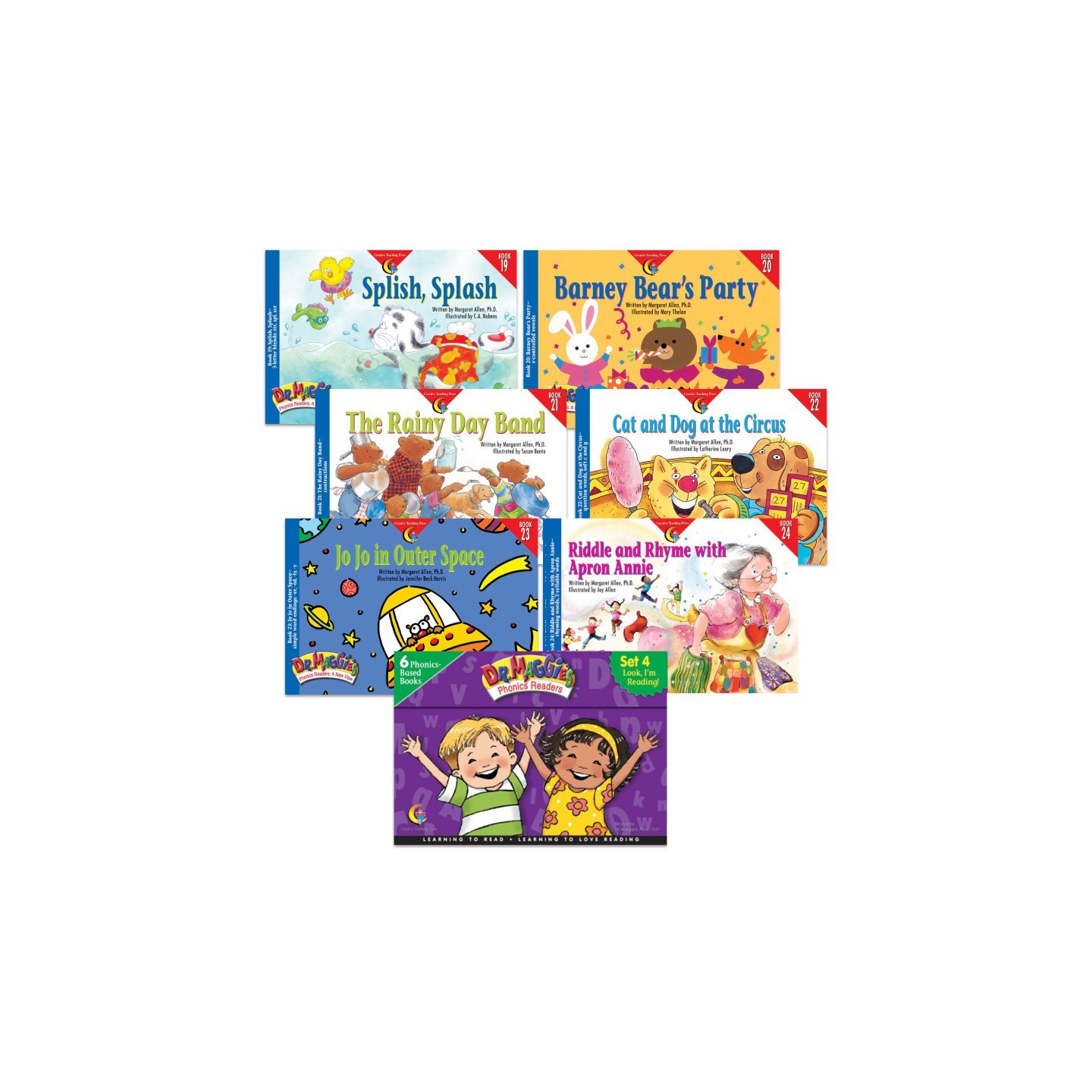 Creative Teaching Press® Dr. Maggie's Boxed Set 4: Look, I'm Reading!, 6 Books