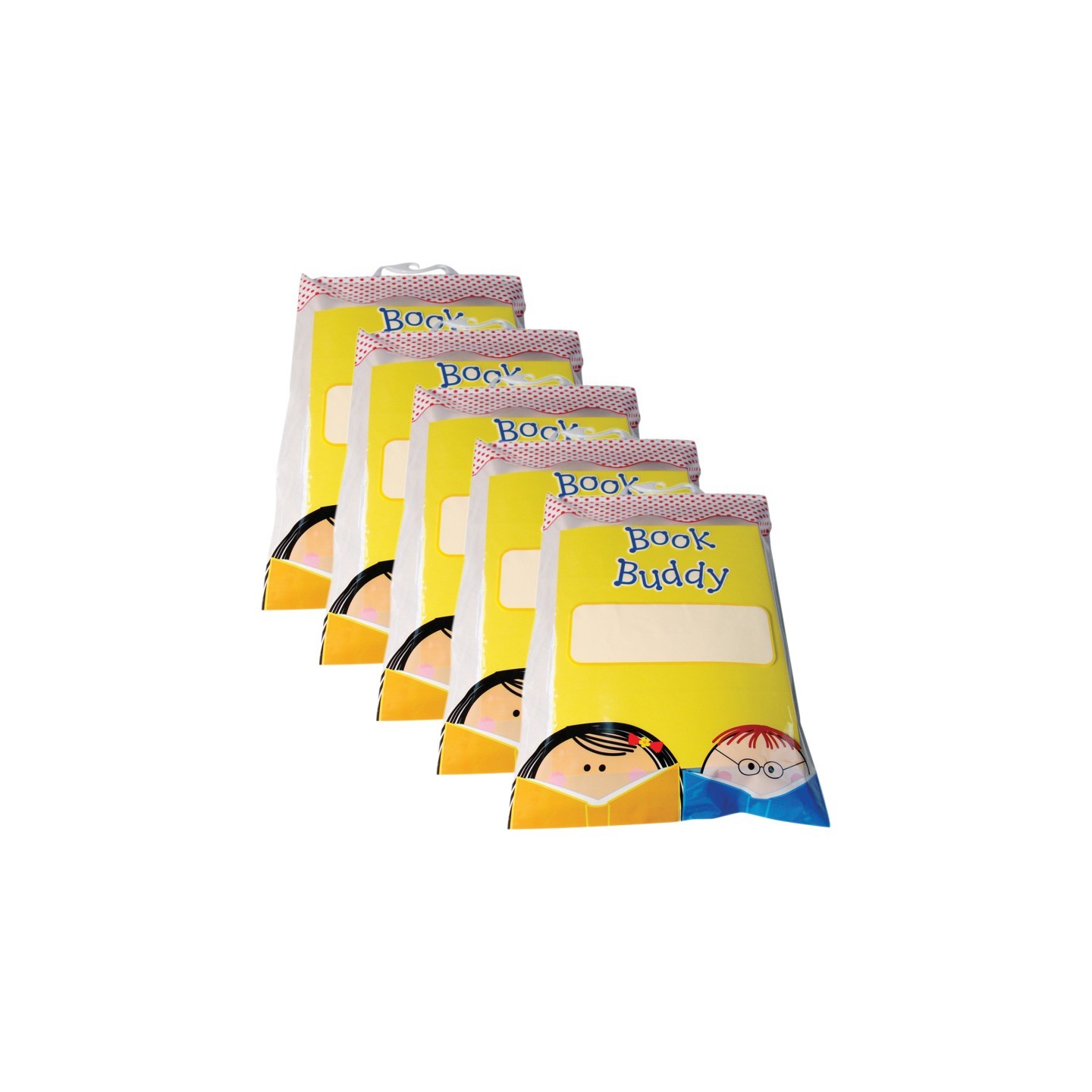 Creative Teaching Press® Book Buddy Bags, 11" x 16", Pack of 5